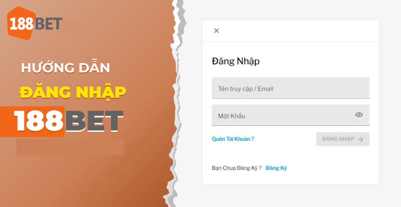 Chỉ dẫn đăng nhập 188BET mới nhất cho bạn