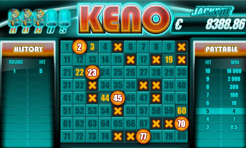 Game Keno 188BET 